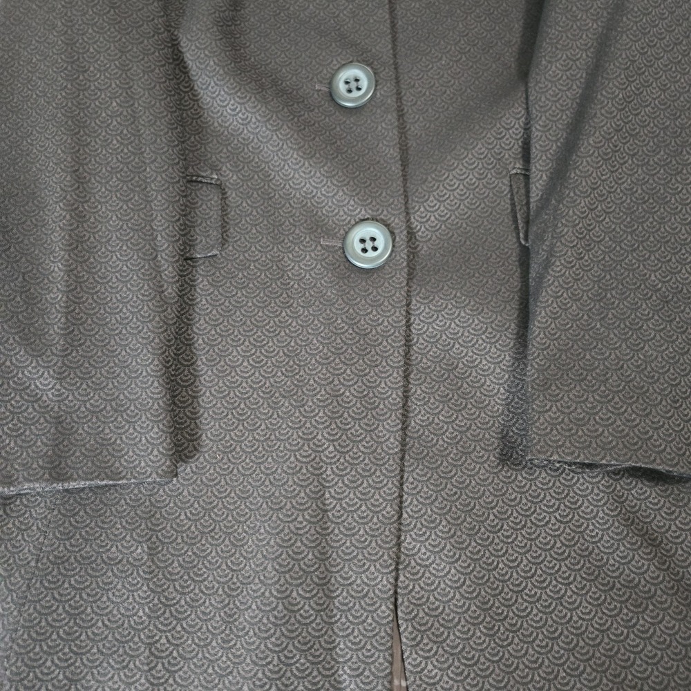 Tahari Arthur S Levine Coat Womens size 14 Dark Burgundy/Black Preppy‎ Classic - Picture 8 of 10